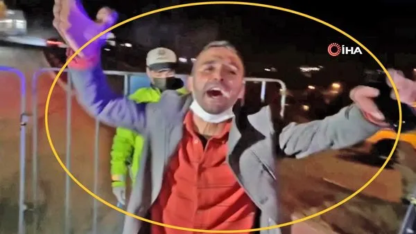 Son Dakika! Karabük'te ceza kesilince çılgınca göbek atmaya başlayan sürücü kamerada | Video