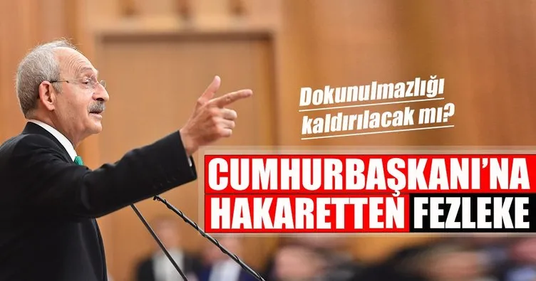 Kılıçdaroğlu’na Erdoğan’a hakaretten fezleke
