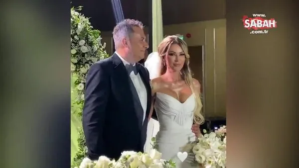 Petek Dinçöz, gençlik aşkı Nida Büyükbayrakdar ile bugün evlendi! İşte düğünden ilk kareler! | Video
