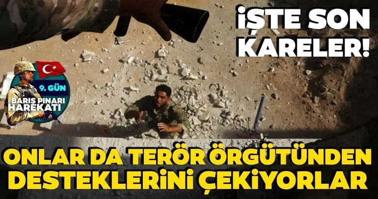 Barış Pınarı Harekatı’nda 9. güne girildi! YPG/PKK’lı teröristler araçlarını bırakıp kaçıyor