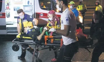 Kazada iki arkadaşın bacakları koptu