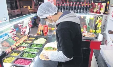 Çiğ köfteciden kampanyaya destek