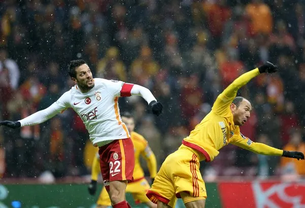 Galatasaray-Kayserispor maçından kareler