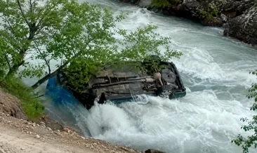 Yayla dönüşü faciası: Dereye uçan araçta karı-koca can verdi #giresun
