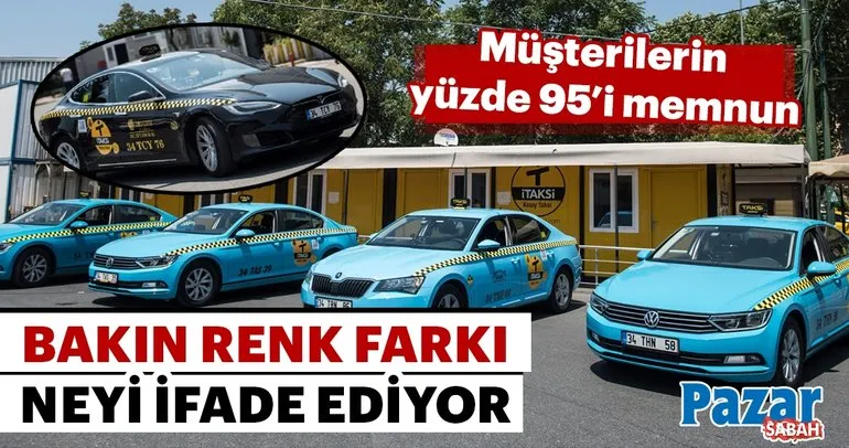 İstanbul’un rengarenk taksileri