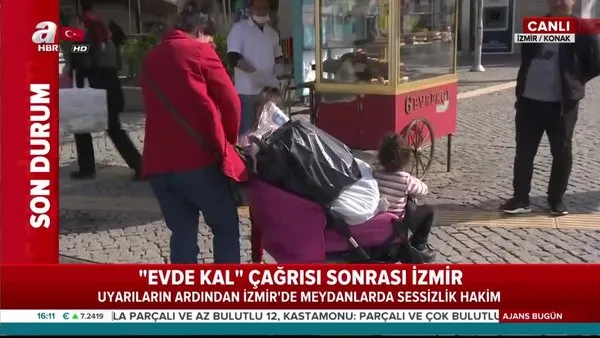 İzmir'den üzücü görüntüler! Çarşı ve meydanlardaki tedbirsizlik pes dedirtti! | Video