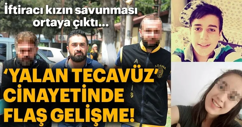 Adana’da ’yalan tecavüz’ cinayetinde flaş gelişme!