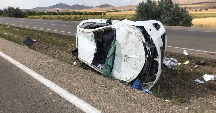 Kırşehir’de feci kaza: 1’i bebek 5 kişi yaralandı!