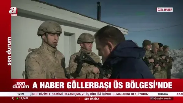 3 bin 400 rakımda zorlu görev! Mehmetçik İkiyaka Dağları'nda teröristlere geçit vermiyor | Video