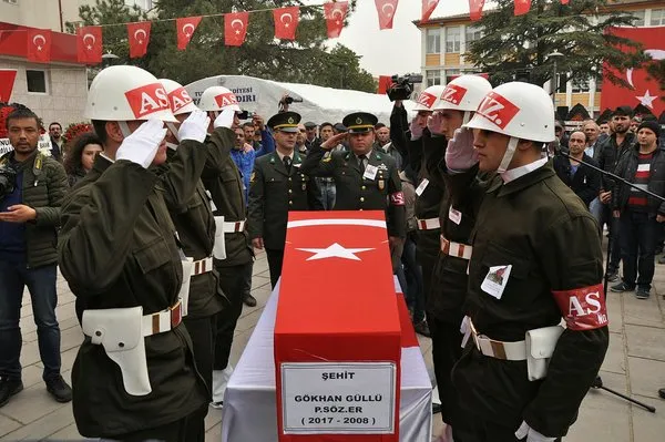 Afrin şehidi Gökhan Güllü son yolculuğuna uğurlandı!