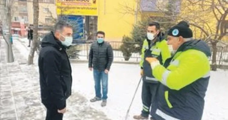 Pursaklar Belediyesinden karla etkin mücadele
