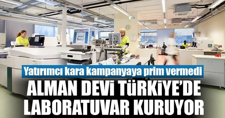 Alman devi Türkiye’de laboratuvar kuruyor