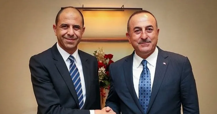 Dışişleri Bakanı Çavuşoğlu, KKTC’li mevkidaşıyla görüştü