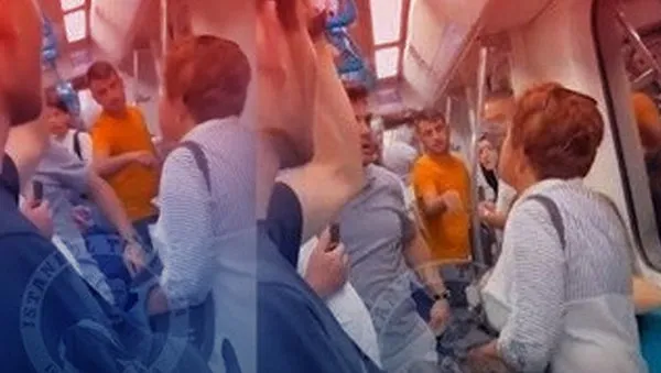 Marmaray'da başörtülü kadına çirkin saldırı: Başörtüsünü çıkarmaya çalıştı,  yolcular tepki gösterdi - Galeri - Yaşam