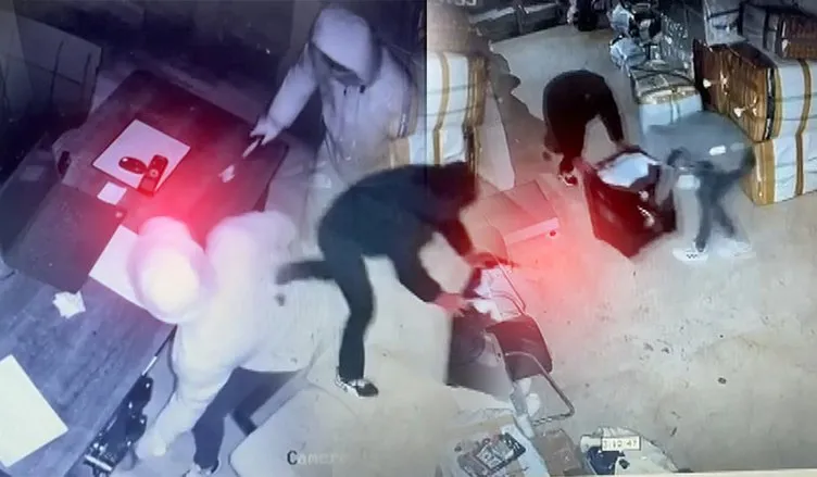 Fatih’te, 4 milyonluk vurgunun görüntüleri ortaya çıktı: Kasayı işte böyle çalmışlar!