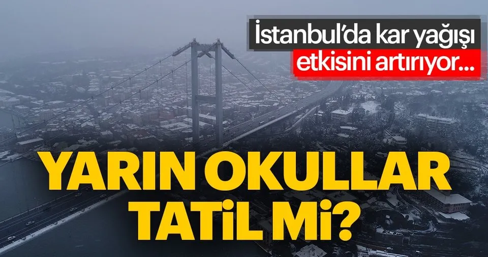 Son Dakika Haberi Istanbul Da Bugunokullar Tatil Mi Istanbul Valisi Ali Yerlikaya Dan 25 Subat Kar Tatili Aciklamasi Son Dakika Haberler
