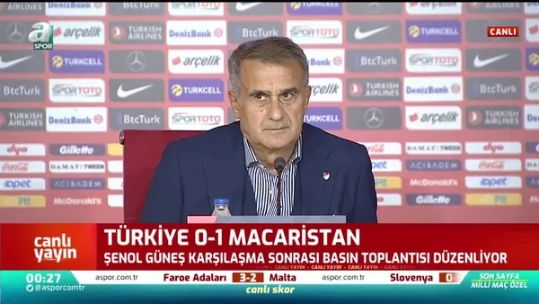 Senol Gunes Ten Macaristan Maci Aciklamasi Videosunu Izle Son Dakika Haberleri