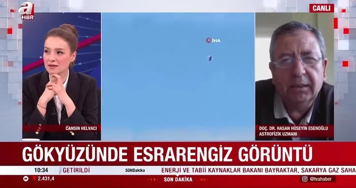 Türkiye’de gizemli cisim paniği: Üç ilde görüldü… Sanki takım elbise giymiş gibi! | Video