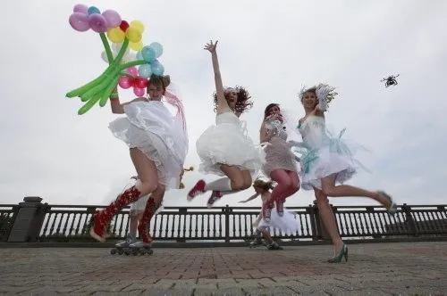 Rusya’da düğün festivali