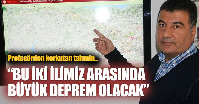 Erzincan ile Tokat arasında büyük deprem beklentisi