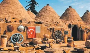 Harran’ın kümbet evleri iklime meydan okuyor #sanliurfa
