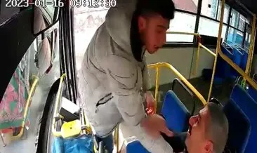 Yer İzmit: Halk otobüsü şoförünü defalarca yumrukladı!