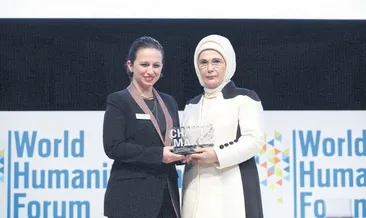Emıne Erdoğan’a fark yaratan ödülü