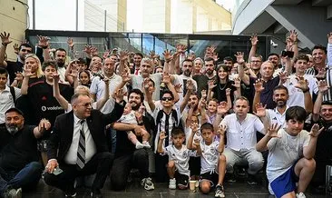 Beşiktaş Kulübünde bayramlaşma töreni yapıldı!