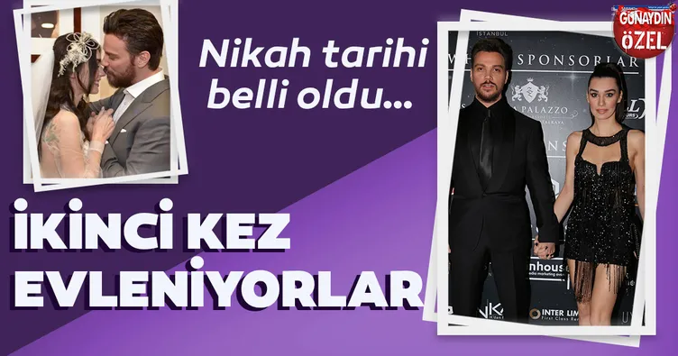 Sinan Akçıl ile Burcu Kıratlı ikinci kez evleniyor!