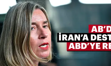 AB’den ABD’ye rest İran’a destek