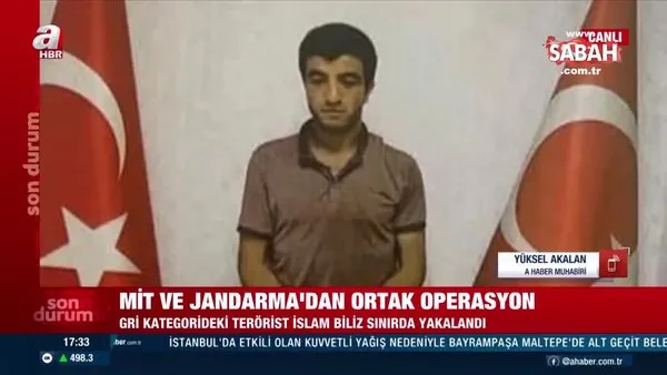 MİT ve Jandarma’dan PKK/KCK'ya operasyon! Gri kategoride aranan İslam Biliz yakalandı | Video