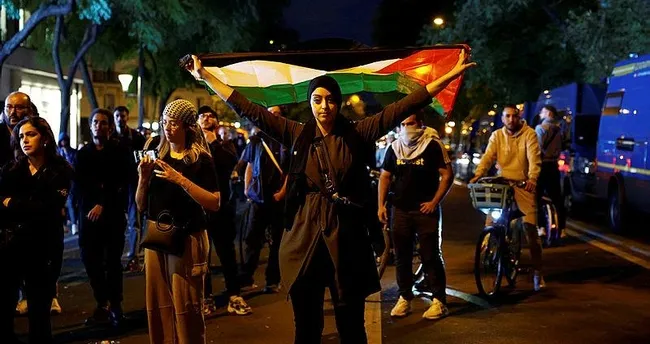 Fransız hükümeti Filistin’e destek gösterilerini yasakladı Fransız hükümeti Filistin’e destek gösterilerini yasakladı