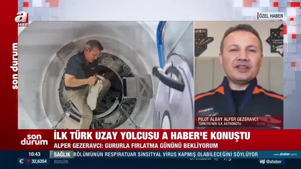 İlk Türk uzay yolcusu Alper Gezeravcı A Haber'e konuştu | Video