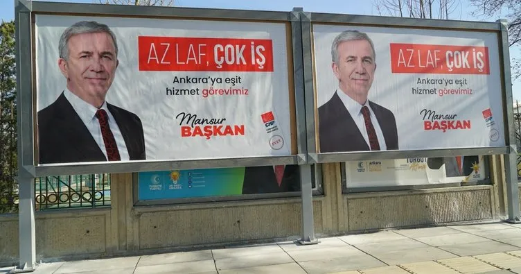 Tepkiler büyüyor: Ankara’yı reklam yerine hizmetle donatsaydınız!  Mansur Yavaş’ın korku duvarı