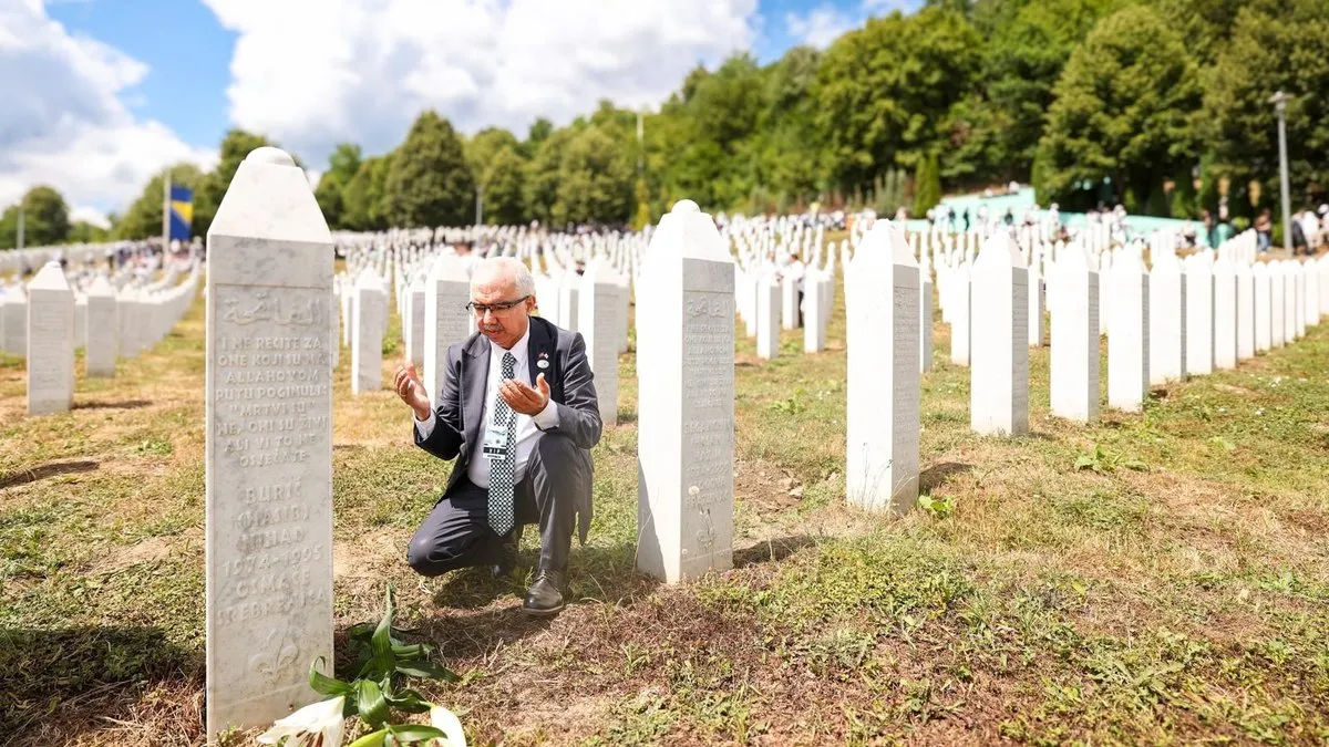 Kızılay’dan Srebrenitsa’ya “Vicdan Yürüyüşü”
