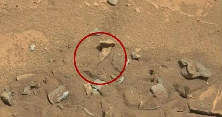 Mars’ta uzaylı kemiği iddiası