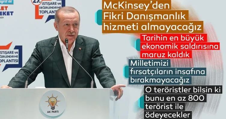 Başkan Erdoğan AK Parti'nin Kızılcahamam Kampı'nda önemli mesajlar verdi