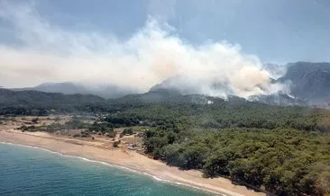 Antalya yangınında 5.gün… Son ateş söndürülene kadar su atmaya devam edeceğiz