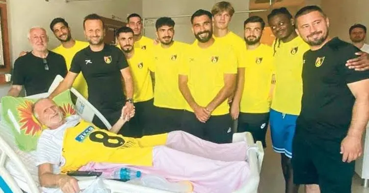 Efsanelerden Dimitri’ye moral ziyareti