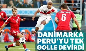2018 Dünya Kupası’nda Danimarka Peru’yu tek golle geçti