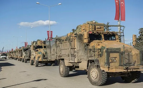 50 'Kirpi' Afrin'e doğru gidiyor