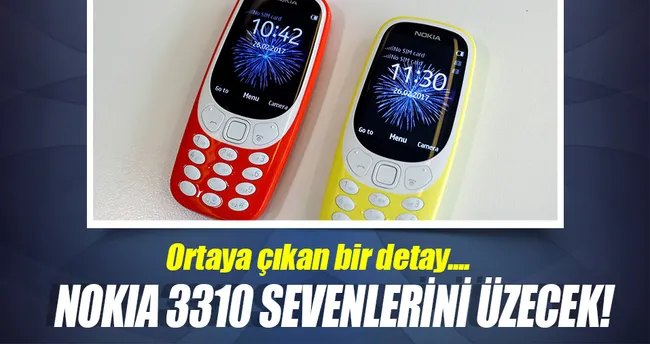 Nokia 3310 sevenlerini üzecek!