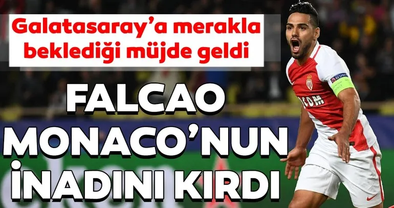 Son dakika haberi: Radamel Falcao - Galatasaray transferinde yeni gelişme: Monaconun inadı kırıldı!