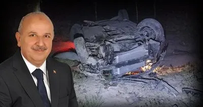 Keskin Belediye Başkanı Cönger ölümden döndü: Şarampole yuvarlanan otomobilden yaralı kurtuldu #ankara