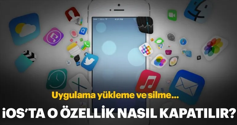 ios ta uygulama yukleme ve silme devre