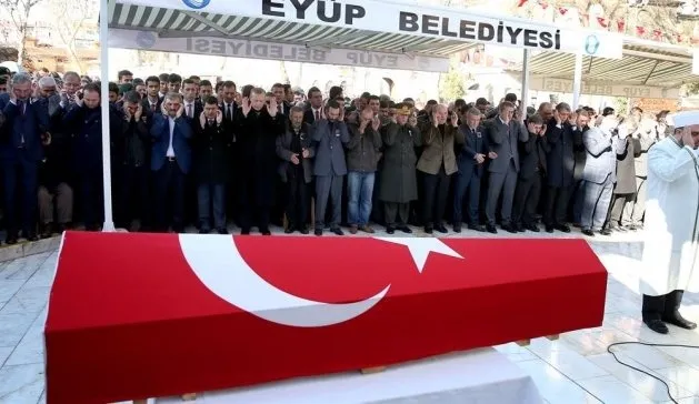 Cumhurbaşkanı Erdoğan Şehit cenazesine katıldı