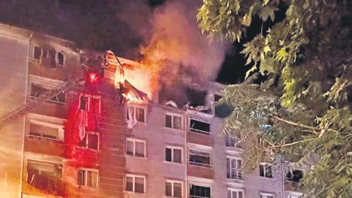 Apartmanda korkutan patlama: 1 ölü
