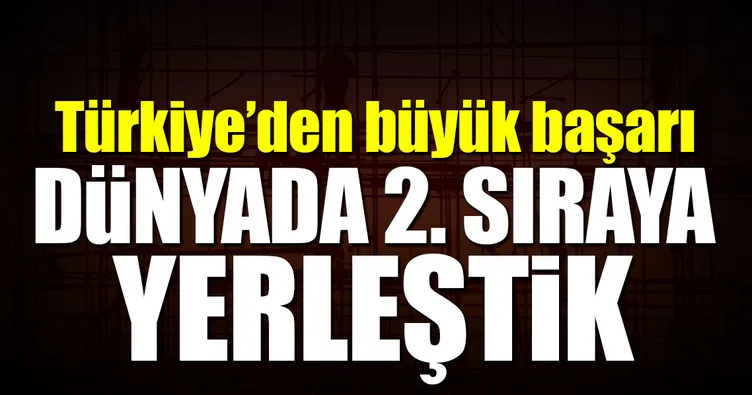 Türkiye dünyanın en büyük 2. müteahhiti