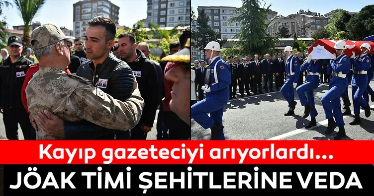 JÖAK Timi şehitleri uğurlanıyor! Arama kurtarma şehitlerine veda!
