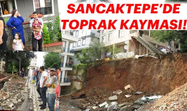 Sancaktepe’de toprak kayması!